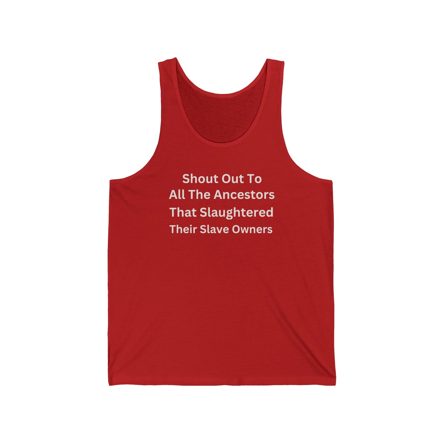 unisex jersey tank