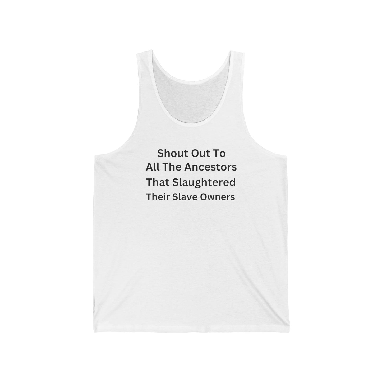 unisex jersey tank