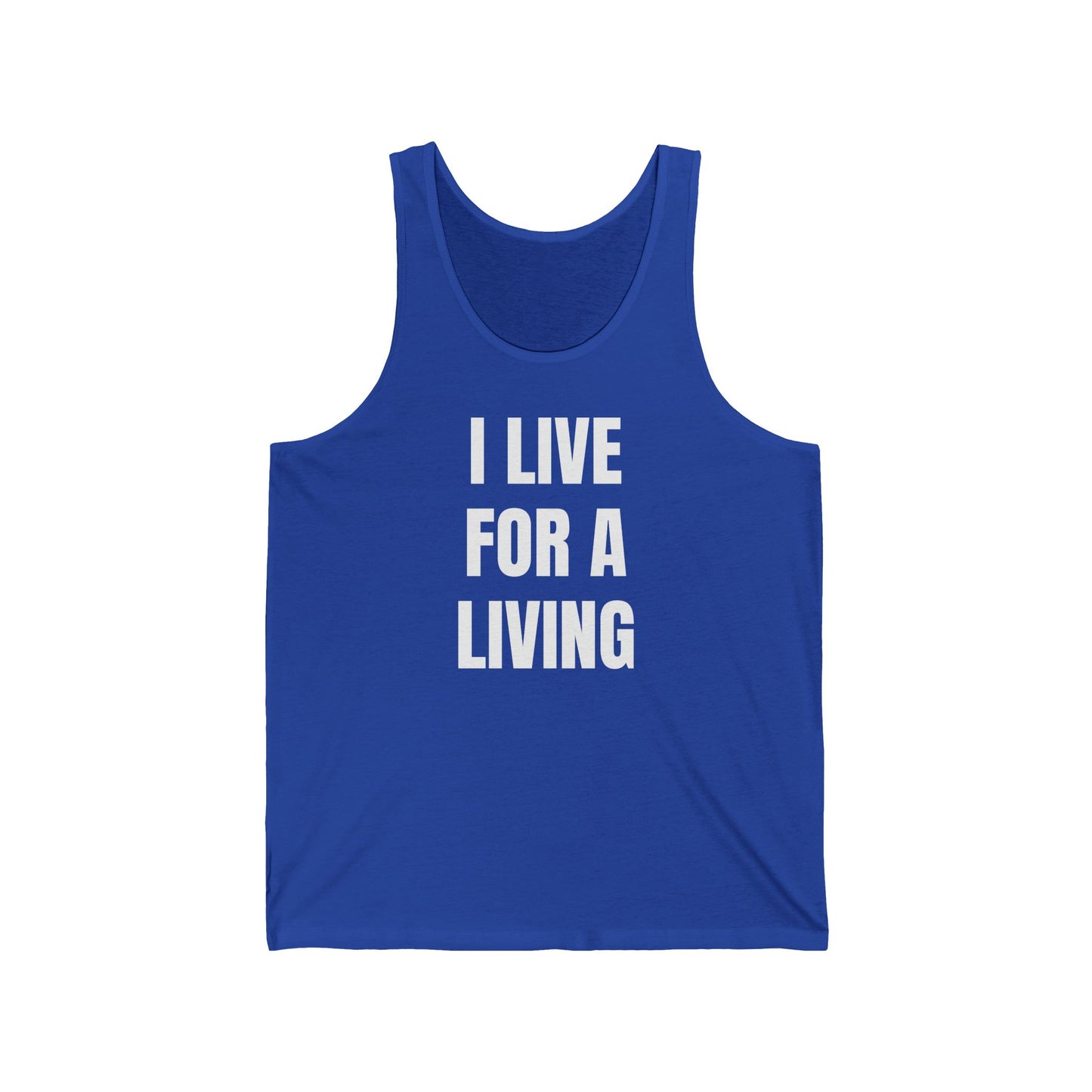 unisex jersey tank