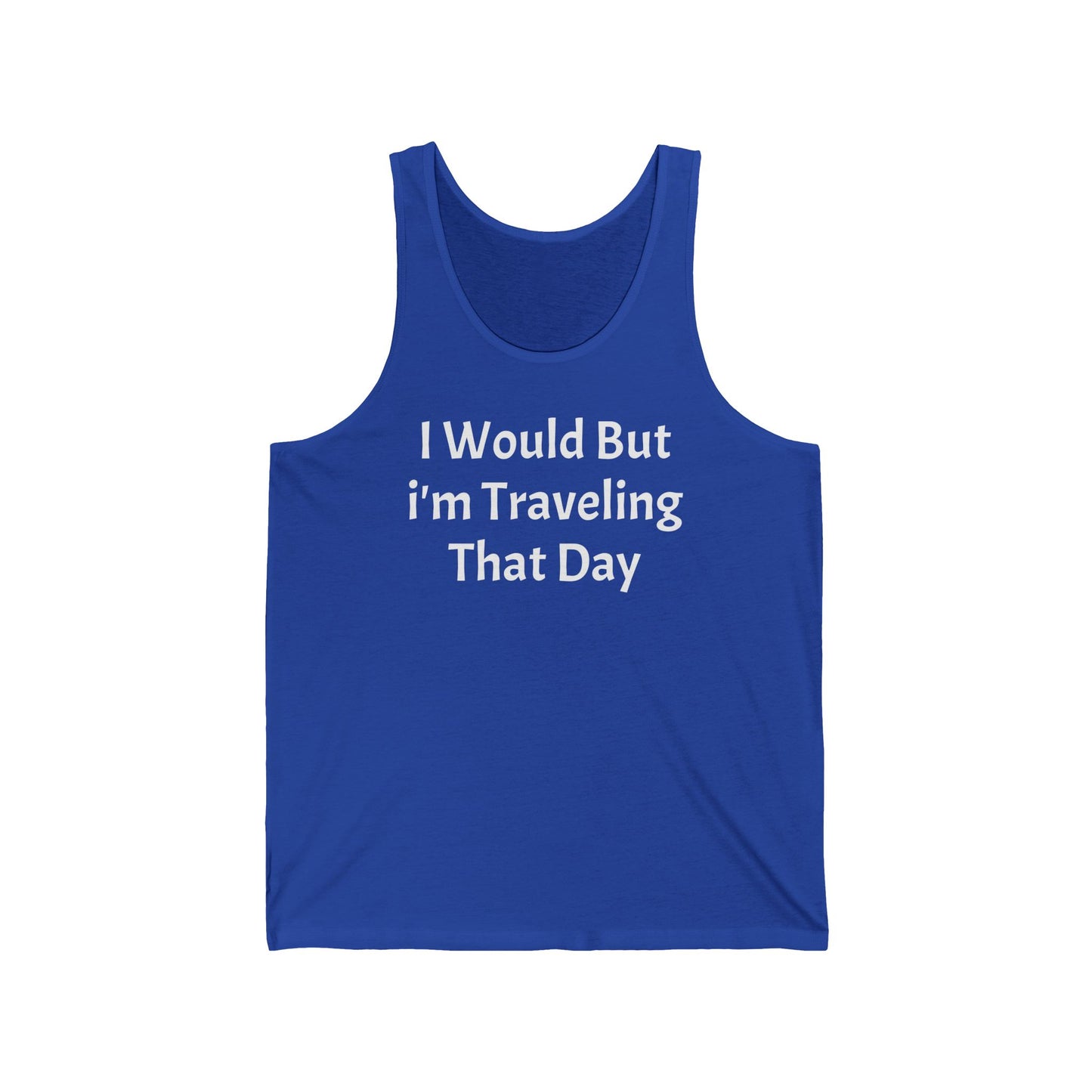 unisex jersey tank