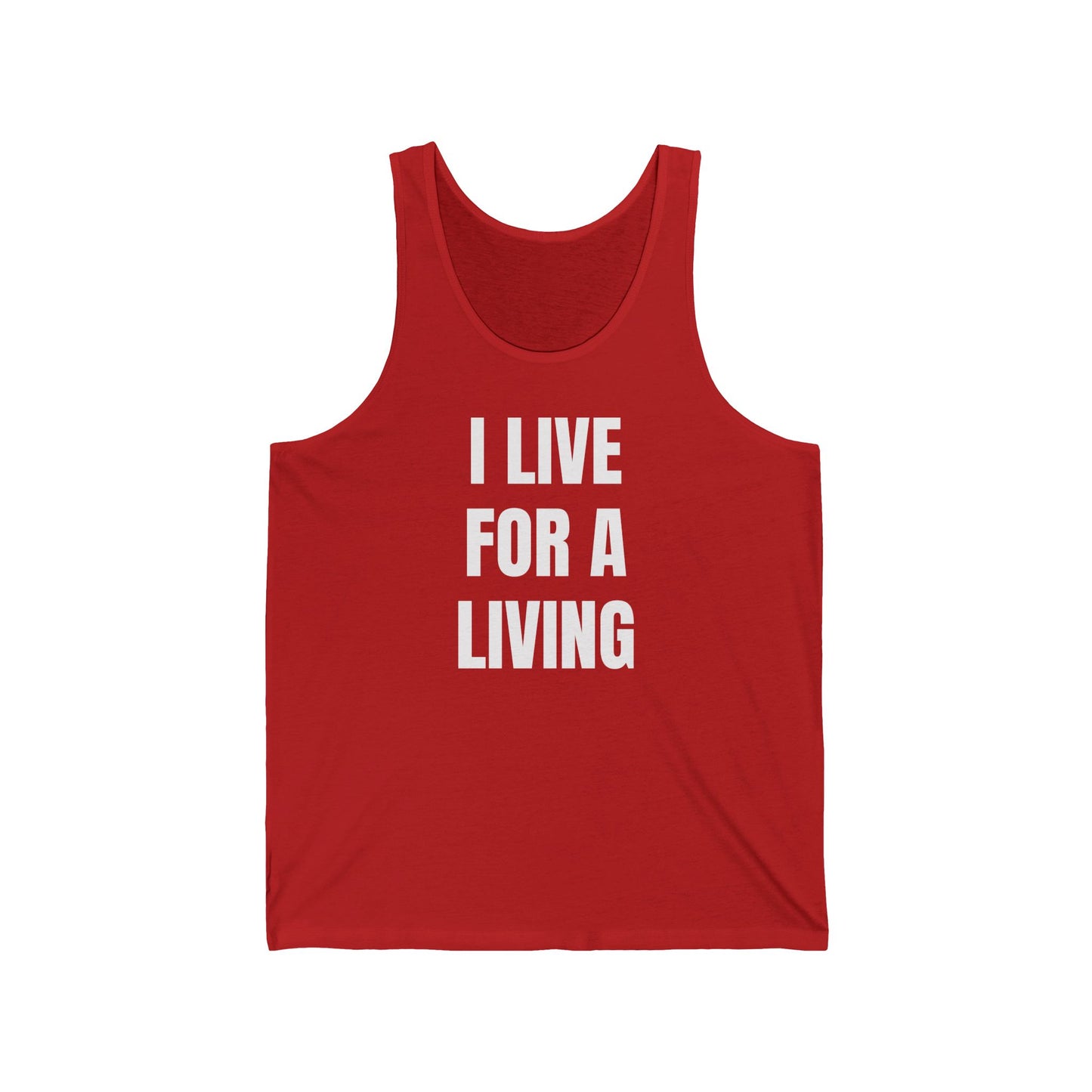 unisex jersey tank