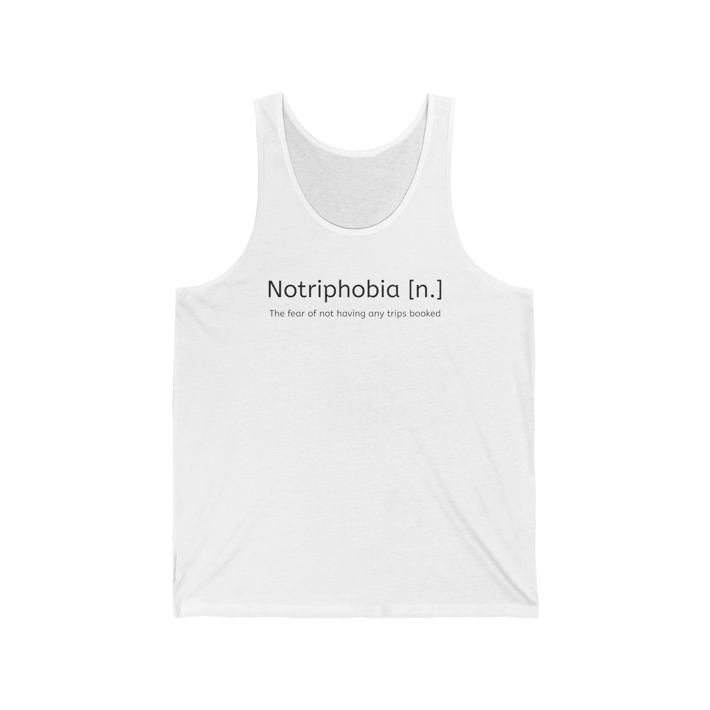 unisex jersey tank